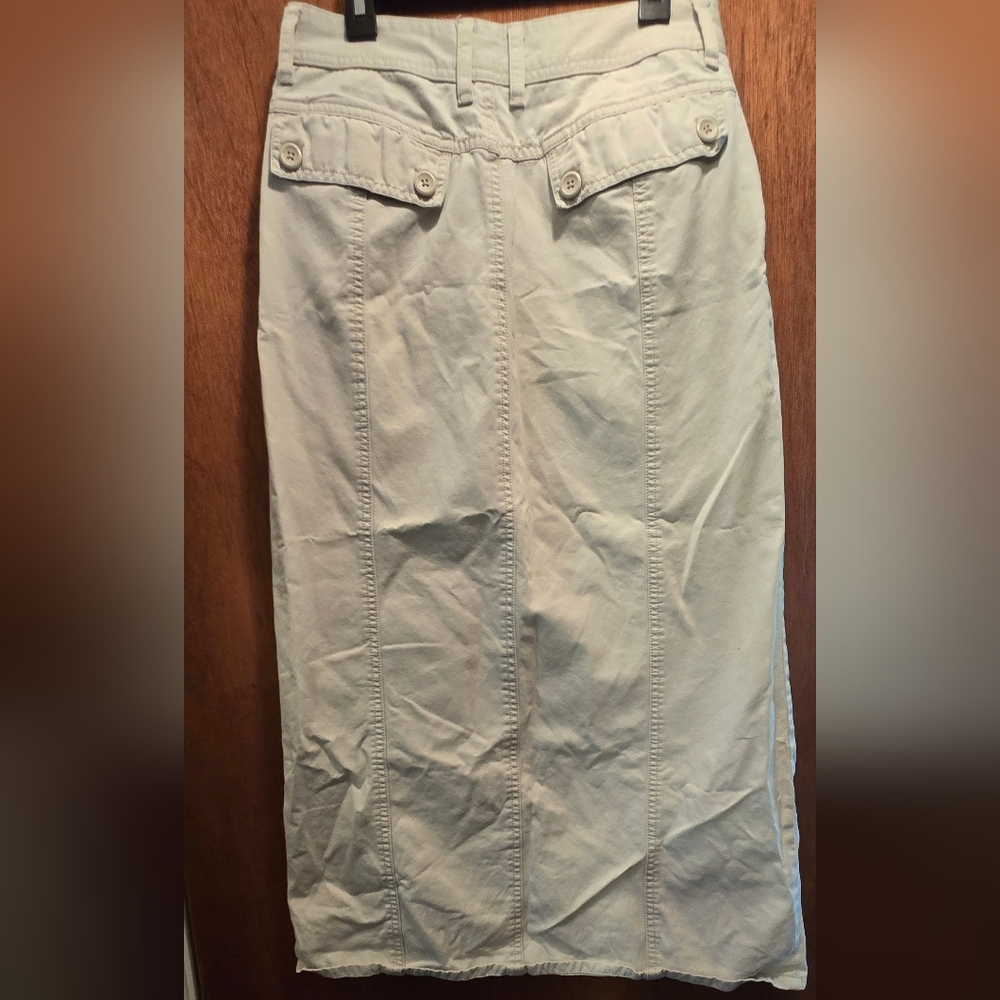 Old Navy A-Line Skirt in Light Tan Sz2 - Picture 8 of 10